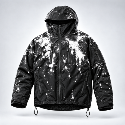 Chaqueta Nevara Snow color blanco, foto de estudio